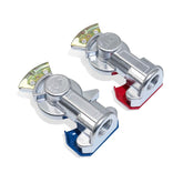 TEI Gladhand and Accessories Universal Glad Hands – Pair of Corrosion-Resistant Couplers (Red & Blue)